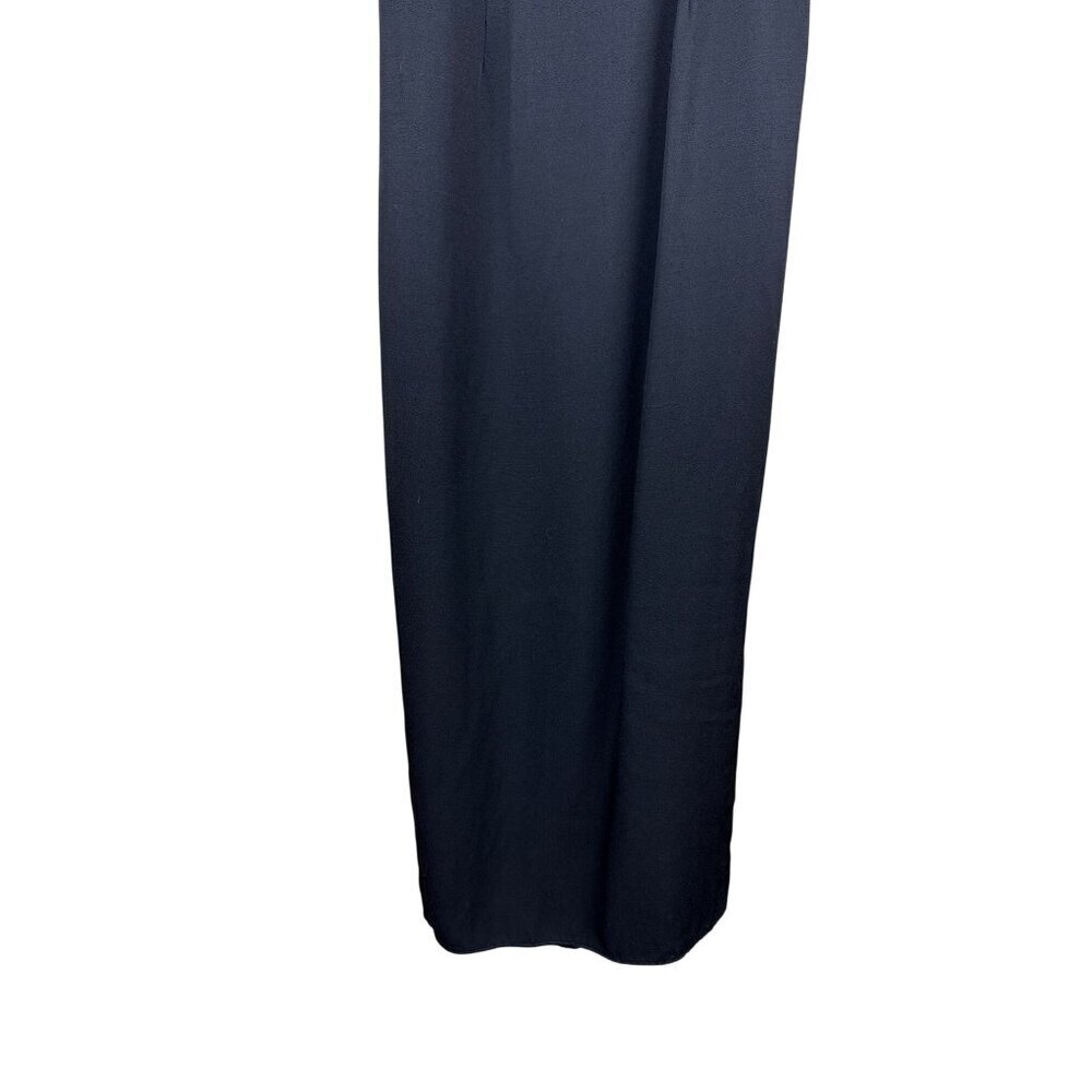 Scott McClintock Women's Dress Vintage Black White One Shoulder Gown Size 4 USA - Picture 3 of 10